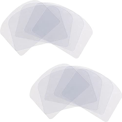 Peowuieu 13PCS Transparent Cake Cream Scraper Flexible Plastic Icing Buttercream Smoother Cake Decorating Tools Baking