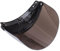 Visiera del Casco, Protezione UV Regolabile Clear View Helmet Lens per Moto (Argento)