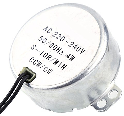 Rotier Motor,Pyramidenmotor Mit Batterie,Pyramidenmotor,Syronmotor,Pyramidenmotor Zum Nachrüsten,Ty50A Syron M 1Pc 220240V Ac Syronmotor Geetor 4W Cwccw0.81U/Min (8-10 U/Min)