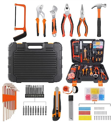 VickyHome Werkzeug-Sets, Universal und Haushalts-Werkzeugkoffer Multifunktionales Werkzeugset für die Reparatur und Wartung zu Hause