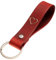ELBERCRAFT® Schlüsselanhänger Leder Herz Geschenk für Frauen oder Männer pflanzlich gegerbt rot mit gravur gold 12 cm made in Germany Leather Keychain