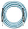 Fender Professional Series Tweed Instrument Cable, 15', Daphne Blue