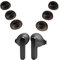kwmobile 6X Ersatzpolster kompatibel mit JBL Live Pro 2 TWS - Silikon Ersatz Ohrpolster In-Ear Kopfhörer - Headphones Polster