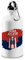 Botella Personalizada Fútbol A. Madrid | Regalo Original para Aficionados del Fútbol | Regalo Camisetas Equipos Futbol | Regalo Niño/a Aluminio 500 ml (A. Madrid)