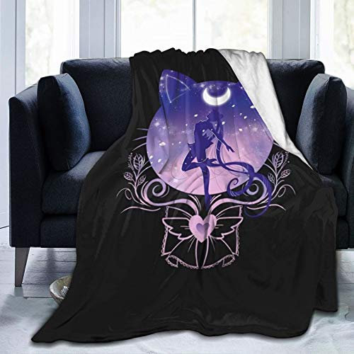 ATOurDealss Sailor-Moon Überwurfdecke, leichtes, ultraweiches Mikro-Fleece für Couchbezug, Heimdekoration, 1,27 x 101,6 cm