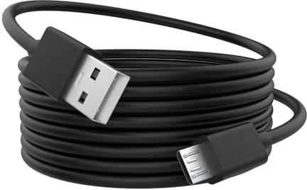 Zosvoses A50 Charging Cable Compatible with Astro A50, A38, A20 Gaming Headsets, Micro USB Charging Cord for MixAmp Pro TR, MixAmp TXD, 6.6ft