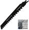 Wjelet Lame de scie sabre, 240 mm, pour bois, pierre, brique, béton, plaque de ciment, robuste, pour béton cellulaire, compatible avec Einhell, Bosch, Dewalt, Makita