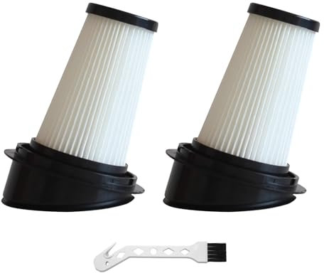 Carkio 2 filtri di ricambio per Electric Broom Air Force Light and Cyclonic AirForce Light for Rowenta RH6545 Electric Brush Vacuums, Compare to # ZR005201