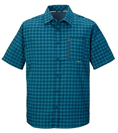 killtec Herren Funktionshemd/Hemd Kurzarm/Outdoorhemd KOS 44