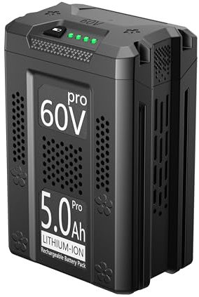 5.0Ah Remplacement pour Greenworks 60V Batterie Compatible avec Les Outils Greenworks