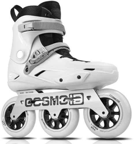 COSMOID Roller Skate Blades Erwachsene Männlich Weiblich, Professionelle 3 Wheel Inline Skates für Frauen Männer,Größe 38-46,Professionelle Fitness Roller Skates Blades für Unisex