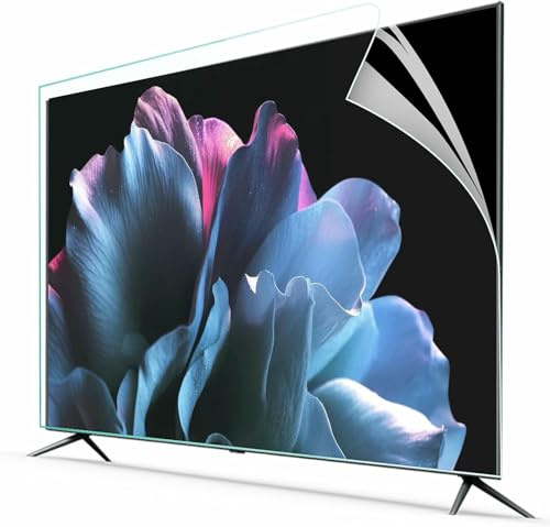 HOTAPEPU 50 Inch Anti-Blue Light TV Screen Protector, Anti Glare Matte Filter Film Anti-Scratch/Anti-Fingerprint Screen Protector Panel for 4K OLED & QLED HDTV, 50 Inches(1095x616mm)~/