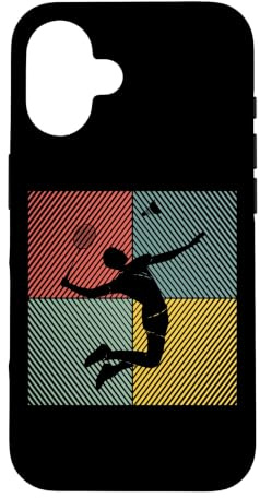 Hülle für iPhone 16 Badmintonspieler Federball Spiele Game lustiges Badminton