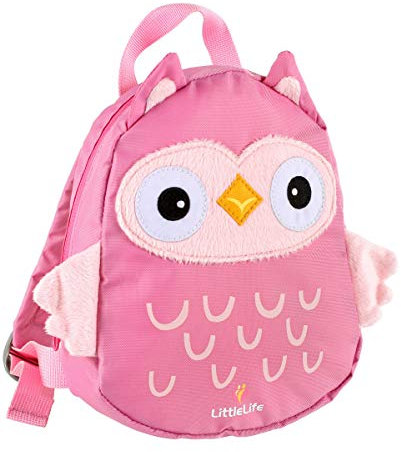 Little Life Owl Toddler Backpack with Safety Rein, Eule, Einheitsgröße
