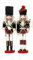 Set of 2 Scotand Nutcracker Soldier Christmas Ornament Gifts Holidays Presents 12 inches Tall