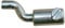 BMS Dog Leg, Z Cable End With Single Hole Fixing Upto 2mm Cable Fits Many Lawnmowers