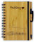 Notizbuch aus Bambus Skyline Heidelberg