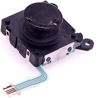Deal4GO New Left & Right Analog Joystick Control Button Rocker Thumbstick Replacement for Sony PS Vita 2000 2001 PSV 2000 Slim PCH-2000 Black