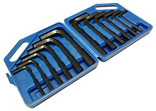 Unibos 12pc Jumbo Hex Key Set Large Allen Keys Big Sizes Engineering Metric & Imperial