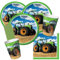 spielum 40-teiliges Party-Set Traktor Teller Becher Servietten Trinkhalme für 8 Kinder/Personen