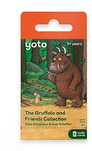 Yoto Gruffalo & Friends Collection by Julia Donaldson – 6 Kids Audio Cards for Use with Player & Mini All-in-1 Audio Device, Screen-Free Listening with Playtime Bedtime & Travel Stories, Ages 3+