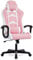 IntimaTe WM Heart Gaming Stuhl, Bürostuhl mit Verstellbarem Kopfkissen und Lendenkissen, Ergonomischer Schreibtischstuhl, Racingstuhl mit Hoher Rückenlehne, 52 x 49 x 130cm (Rosa)