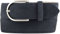 BELTINGER Damen-Gürtel aus Veloursleder 4 cm | Wildleder 40mm Mit Runder Schnalle | Dunkelblau 100cm