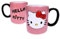 FOREST Beautiful Mug with Kitty Embossed + Hello Kitty Text Pink and Red BHK06m
