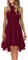 YIJOY Robe en Lin Femme Tenue habillée Femme Robe Rose Fushia Robe pour Mariage Robe Court Tenue Mariage Automne Robes Vertes Robe Ceremonie Femme Ronde Tenue de Ceremonie Robe trapèze Chic Robe