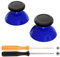 eXtremeRate Recambios de Joysticks para Nintendo Switch Pro Controlador, Analógico 3D Thumbsticks Palanca de Reemplazo con Destornillador para NSP, Azul & Negro