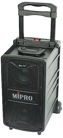 Mipro MA-727 Aktives Mobiles Beschallungssystem Lautsprecher mit 1-Kanal Empfangsmodul 5,8 GHz