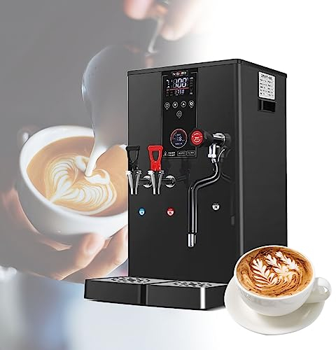 Espumador De Leche Comercial, Vaporizador De Leche Automático Máquina De Espuma De Café Eléctrica Máquina De Burbujas De Leche De Acero Inoxidable De Vapor Profesional For Café, Leche, (Color : 220V
