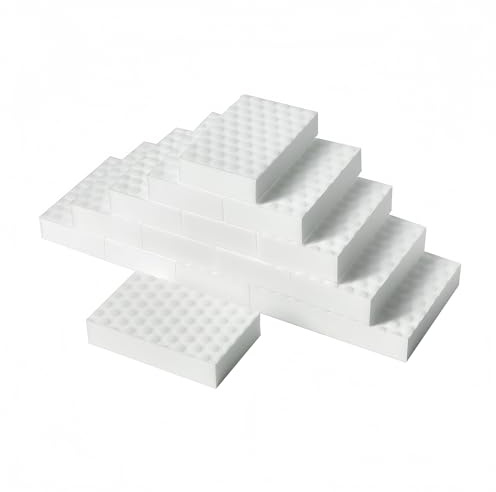 Magic Sponges Eraser,20PCS Melamine Sponge Bulk,2X Density,Extra Long-Lasting Eraser Cleaner for Bathtub, Floor, Baseboard, Bathroom, Wall,Kitchen,Furniture (20PCS (2X Density)