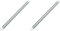 Chapuis rst8 Feder Zugkraft Stahl verzinkt, grau, 200 mm (Packung mit 2)