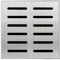 Edelstahl-Gitter-Dachrinnenabdeckung, Quadratisches Regengitter Mit Rahmen, Rutschfester Bodenablauf, For Außenterrasse, Hof, Garten, Pool, Deck, Abfluss-Set ( Color : 201 stainless steel , Size : 25x