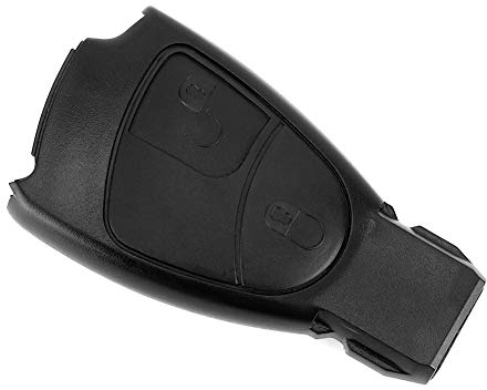 2-Tasten-Auto-Fernbedienungs-Schlüsselanhänger-Gehäuse fürC E ML-Klasse – Langlebiges ABS-Material – Schützt Smart Key – Perfekter Ersatz – Passend für Mehrere Modelle