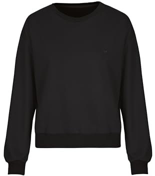 TRIGEMA Damen 571501 Sweatshirt, Schwarz, 38