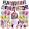 Popular Birthday Banner & Balloons - Happy Birthday Decorations, Latex Balloons for Party