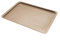 Plaque de cuisson rectangulaire en acier au carbone avec revêtement anti-adhésif pour la cuisson de divers aliments (doré)