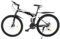 KumuJ 26 Zoll Mountainbike, 21 Gang Schaltung MTB Mountain mit Scheibenbremse Geschwindigkeits-Klapprad,Mountainbike mit Höhenverstellbar Sitz Fahrrad,für Herren und Damen (blau und weiß)