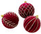 Weihnachtsschmuck Kugeln - Funkelnde Christbaumschmuck Kugeln Christbaumschmuck Kugeln Weinrot Beflockung Kugeln für Hochzeit Party