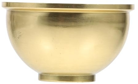 MUSISALY 1 Pc tazza d'acqua tazza d'acqua pulita tazza the tazza da te ciotole per offerte d'acqua buddista arredamento zen coppa del tempio accessorio di offerta rame Golden