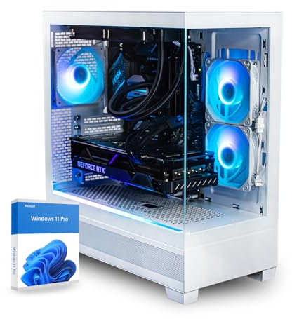 dcl24 High End Streaming PC AMD Ryzen 9 7950X3D, RTX4090, 64GB RAM, 2TB SSD, Gamer PC mit 8x5.0 GHz, WLAN, Windows 11 Pro Gaming PC für Streamer [19938]