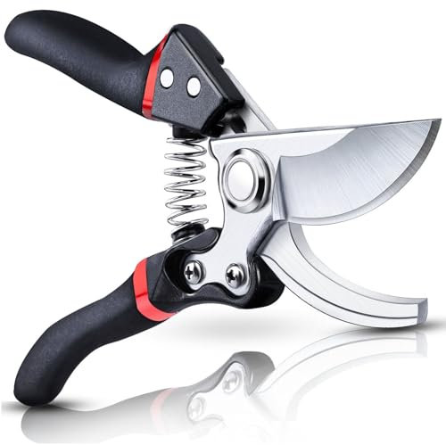 SURFOU Gartenschere Bypass, Gartenscheren Garten Schere, Pruning Shears Set Für Garden, Gartenscheere Secateurs, Scheren Gartenscher Gartenscherer Hand Scissors