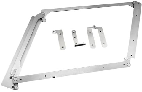 Sliding Door Kit Home Improvement Silent Sound Folding Door Stainless Steel 180 Degrees Sliding Door Hinge Smooth Operation(Right)