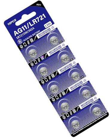 Geavonyg 10 Teile LR721 Alkaline Batterien 1 5 V Kapazität Ersatz AG11/D361/D362 Für Verschiedene Elektronische Geräte Schrittzatterbatterien