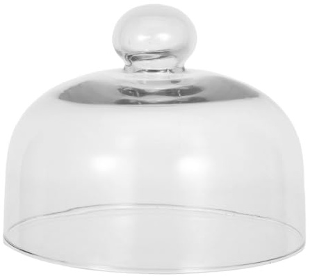 GALPADA Tapa de Cristal para Microondas de Vidrio 16cm Transparente | Tapadera Microondas Cristal, Antisalpicaduras, Ajuste para Platos y Cuencos