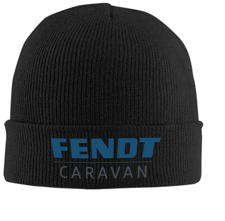 Generisch Wintermütze Unisex Fendt Warme Strickmütze Modische Haubenmütze Herbstwinter Außenmützen Mützen für Männer Frauen Erwachsenengeschenke