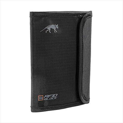 Tasmanian Tiger TT Passport Safe RFID B Dokumententasche, Black, 15 x 11 x 1 cm