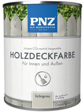 PNZ Holzdeckfarbe, Gebinde:10L, Farbe:lichtgrau